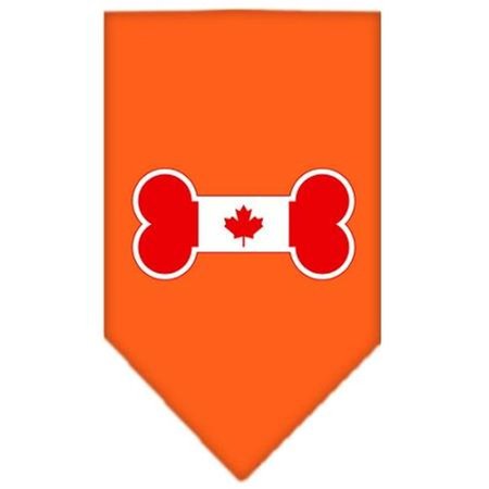 UNCONDITIONAL LOVE Bone Flag Canadian  Screen Print Bandana Orange Small UN786064